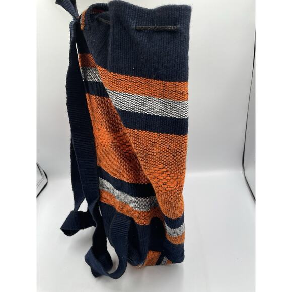 Denver Broncos Woven Backpack with Drawstring Closure NWOT - Picture 3 of 6